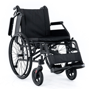 Fauteuil roulant manuel léger Dongpin, pliable, avec cadre en aluminium, siège confortable, <span class=keywords><strong>aide</strong></span> à la mobilité pour les personnes âgées et les patients, transport et voyage - Product Image 4