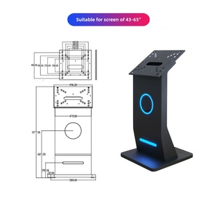 43-inch tương tác màn hình cảm ứng <span class=keywords><strong>kiosk</strong></span> trong nhà tự phục vụ Android Windows kỹ thuật số biển Player cho cửa hàng bán lẻ sân bay - Product Image 3