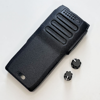 MOTOROLA PMLN8437 PMLN8437A Rakitan Rumah Depan/Kit Perbaikan Rumah Perangkat untuk Walkie-talkie Nirkabel Dua Arah dengan Keyboard Lengkap R2