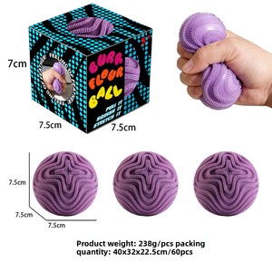 Pallina Antistress da 8 CM, Pallina in Polvere Morbida, Giocattolo Antistress Divertente da Stringere, Piccolo Giocattolo Meraviglioso per Alleviare lo Stress - Product Image 5