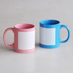 11OZ Đầy Đủ Tráng Men Thăng Hoa Mug Với Vá Trắng Ảnh DIY Thăng Hoa Mug Nhà Máy Cao Cấp Chất Lượng Truyền Nhiệt Mug - Product Image 5