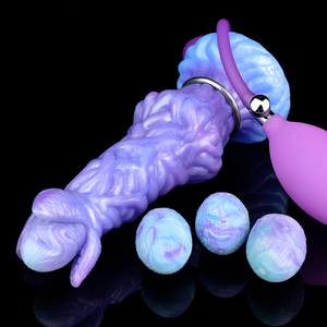 YOCY Fantasy Ovipositor Dildo <span class=keywords><strong>Pandora</strong></span> Potente puesta neumática Huevos Juguete sexual <span class=keywords><strong>para</strong></span> mujeres Hombres Masturbador <span class=keywords><strong>Bolas</strong></span> vaginales - Product Image 4