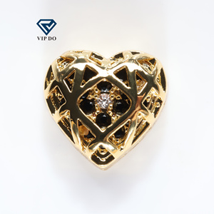 ราคาเครื่องประดับเครื่องประดับกลวงหัวใจคริสตัลเพทายเพชรแบบทำมือสร้อยข้อมือโซ่กระดูกไหปลาร้าวัสดุเครื่องประดับ - Product Image 2