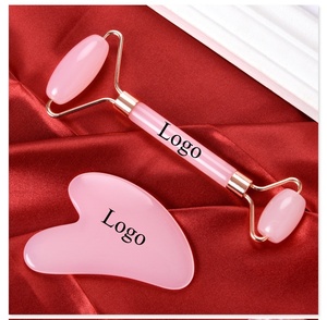 <span class=keywords><strong>Lanson</strong></span> Offre Spéciale 100% rouleau <span class=keywords><strong>de</strong></span> jade naturel et Guasha Gua Sha ensemble Double tête peau soins du visage rouleau <span class=keywords><strong>de</strong></span> jade - Product Image 6