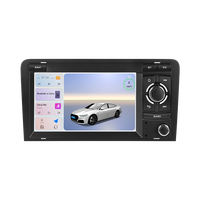 Navifly, système Android le plus récent, 8 cœurs, 6+128 Go, écran tactile, lecteur de navigation automobile pour Audi A3 S3 RS3 2003-2012, prend en charge la caméra de recul