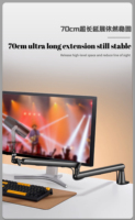 360 ° Support de microphone de bureau réglable avec pince, pliable, gestion des câbles pour le gaming, les podcasts et le studio