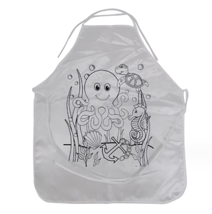 Los niños desarrollan pintura imaginativa para colorear tela blanca <span class=keywords><strong>delantal</strong></span> de grafiti DIY - Product Image 3