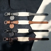 Collier et laisse en cuir personnalisés pour chien, avec étiquette nominative, largeur 2 pouces, pour lévrier, entraînement et promenade, type Martingale, livraison gratuite