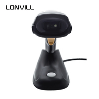 LONVILL Scanner de codes-barres portable sans fil robuste et léger (145g) pour la logistique d'entrepôt, autonomie de 12h, 2D