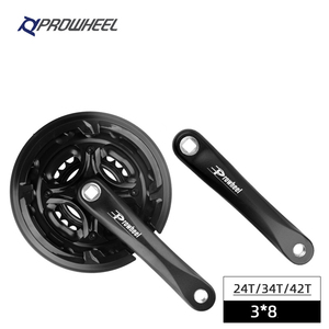 Juego <span class=keywords><strong>de</strong></span> Bielas para <span class=keywords><strong>Bicicleta</strong></span> <span class=keywords><strong>de</strong></span> Montaña, Plato <span class=keywords><strong>de</strong></span> <span class=keywords><strong>8</strong></span> Velocidades, 42T, Orificio Cuadrado, Accesorios para <span class=keywords><strong>Bicicleta</strong></span>, Piñón 42T/48T - Product Image 3