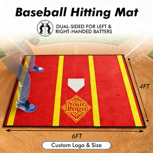 Tapete <span class=keywords><strong>de</strong></span> Bateo <span class=keywords><strong>de</strong></span> Béisbol Personalizado para Interiores y Exteriores, Tapete <span class=keywords><strong>de</strong></span> Bateo Portátil para Béisbol y Sóftbol con Impresión <span class=keywords><strong>de</strong></span> Logotipo - Product Image 1