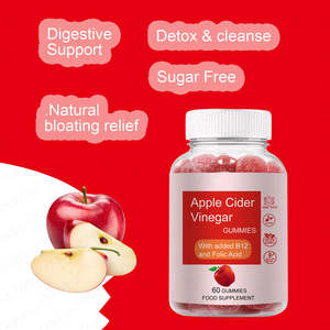 Gomitas de Vinagre de Sidra de Manzana, Suplemento Quemagrasas, Puro y Natural, Vegetariano, para Pérdida de Peso, Personalizable - Product Image 4