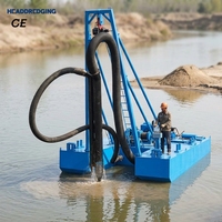Drague à sable à aspiration par jet de 6 pouces, mini-machine portable d'aspiration de sable, délai de production court pour le dragage de petites rivières