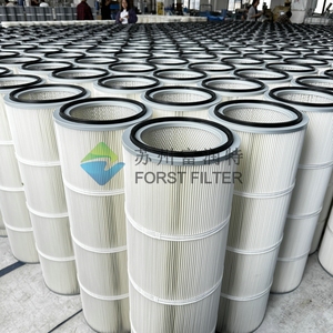 Lõi lọc khí dạng xếp ly bằng polyester chống thấm dầu nước, dùng cho máy lọc bụi công nghiệp, phủ bột sơn công nghiệp - Product Image 4