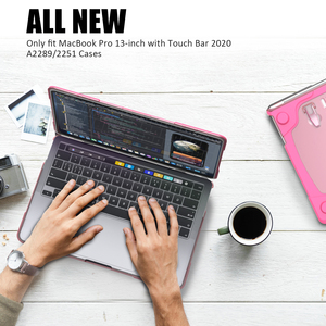 Funda híbrida de TPU para portátil, para <span class=keywords><strong>Apple</strong></span> <span class=keywords><strong>Macbook</strong></span> <span class=keywords><strong>pro</strong></span> <span class=keywords><strong>13</strong></span> <span class=keywords><strong>2022</strong></span> - Product Image 2
