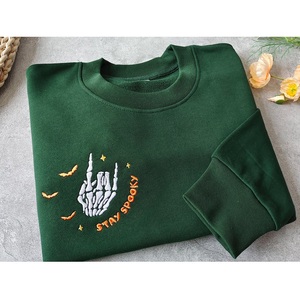 Abbigliamento Autunnale da Donna, Felpa <span class=keywords><strong>con</strong></span> Ricamo <span class=keywords><strong>Scheletro</strong></span> per Halloween - Product Image 1