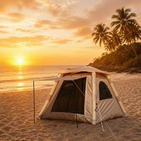 Tente de camping gonflable pour 4 à 6 personnes