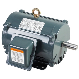 Moteur à induction monophasé NEMA TEFC, cadre 56, 3450 tr/min, 115/208-230V, 1-1/2HP, efficacité IE2, acier laminé, ventilateur TEAO - Product Image 4