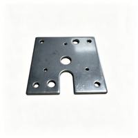 Plaque de montage en acier inoxydable fabriquée sur mesure par estampage de tôle, support inférieur pour moteur