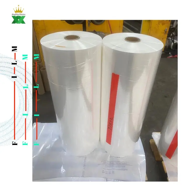 Pemasok Produsen Plastik Pvc Kemasan Segel Panas Transparan Panas Film POF Film Jumbo Roll BOPP Film