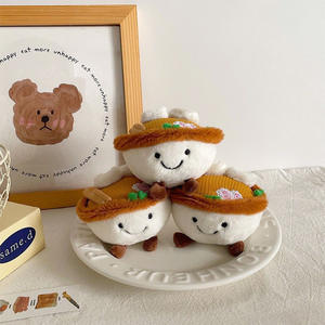 Llavero de Peluche con Forma de Tazón de Ramen, Muñeco de Peluche de Comida con Logotipo Personalizado, Lindo Llavero de Peluche de Dibujos Animados - Product Image 2