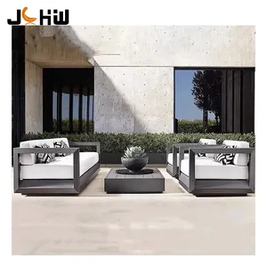 Luxury Aluminum Outdoor Furniture Sectional Modern Patio Furniture Sofa Set Garden Sofas
