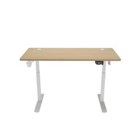 Bureau électrique ergonomique assis-debout, poste de travail informatique réglable en hauteur pour la maison et le bureau, emballage pour vente par correspondance