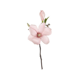 Simulation 2-head <b>Small</b> magnolia Single Branch <b>Artificial</b> Decorative <b>Flower</b> Arrangement Short stem magnolia <b>Flower</b> Wholesale - Product Image 5