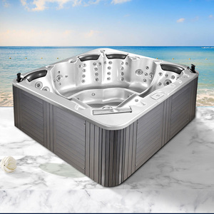 อ่างน้ำร้อนอะคริลิคสำหรับสปาอ่างสปากลางแจ้งอ่างน้ำร้อน1-8ท่านอ่างน้ำร้อนและอ่างจากุซซี่กลางแจ้งดีไซน์ใหม่ - Product Image 6