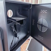 Cabina de Fotos 360° con Pantalla Táctil, Conexión Bluetooth y Wi-Fi, Impresión Instantánea, Portátil, para 15 Personas, Compatible con Smartphones