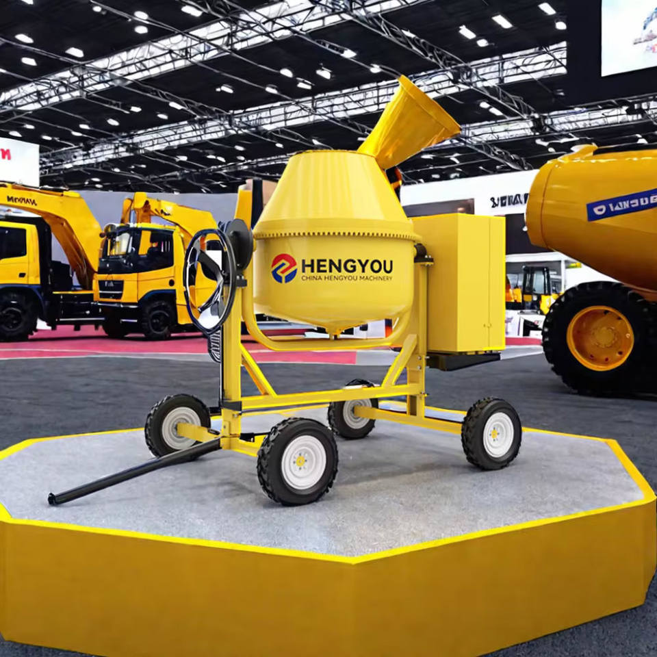 500L Portable Concrete Mixer High Efficiency Reliability