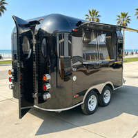 Remorque de restauration mobile pour café, bière, hot-dogs et tacos