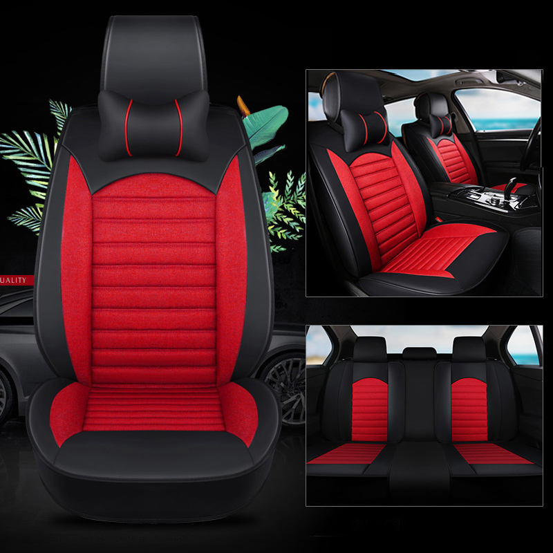 Confortable noir et rouge