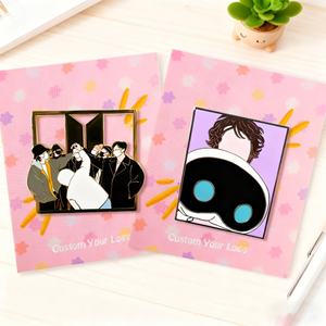 Pin de Esmalte Personalizado para Adultos, Pin de Solapa de Esmalte, Insignia de Aleación de Zinc Barata para Promoción en EE. UU., Accesorios de Ropa - Product Image 1