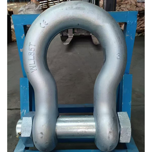Tornillo forjado galvanizado Pin Anclaje Elevación Grillete de aparejo marino 5/8 7/16 Metal Acero inoxidable Anclaje Arco Grillete de cadena de G-209 - Product Image 5