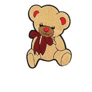 Parche Bordado de Oso Pequeño de Dibujos Animados, Aplique de Poliéster para Ropa y Accesorios - Product Image 5