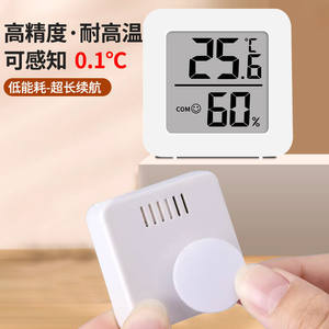 Mini Termómetro Higrómetro Digital Cuadrado de Plástico para Monitoreo Ambiental, Cría de Reptiles y Mascotas, Control de Temperatura - Product Image 2