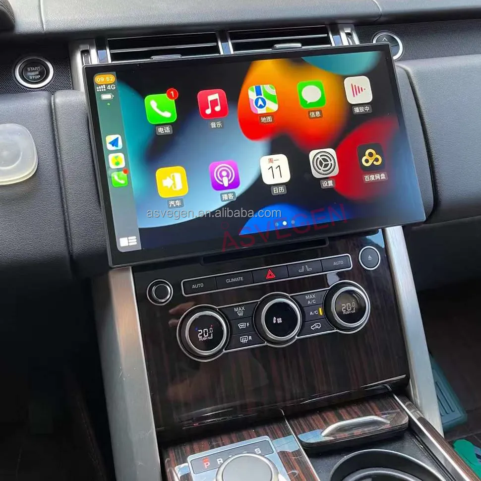 8 64 Tesla Bildschirm Multimedia Stereo Android 10 Auto DVD Radio Audio Player GPS Navigation für Land Rover Vogue L405 2013-2017