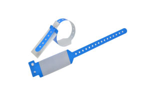 Không thấm nước dùng một lần y tế dây đeo cổ tay y tế PVC Vinyl dây đeo cổ tay bệnh nhân ID dây đeo cổ tay được sử dụng trong bệnh viện - Product Image 3