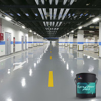 Pelapis Lantai Epoxy Dua Komponen Berbasis Air, High Gloss, Self-Leveling, dengan Warna Sesuai Pesanan, Tahan Benturan & Bebas Bau