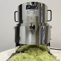 Trituradora Eléctrica Comercial Automática de Repollo / Repollo Morado / Repollo, Picadora de Vegetales con Cuerpo Completamente de Acero Inoxidable