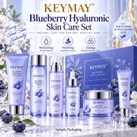 Set Perawatan Kulit Asam Hialuronat Blueberry Korea Niacinamide Melembapkan Mengencangkan Label Pribadi OEM ODM Produsen Grosir