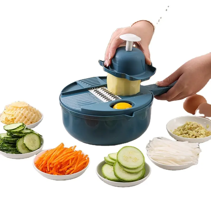 Accesorios Europeos de Nuevo Diseño Utensilios de Cocina Twister Multiusos Mini Cortador de Alimentos y Rebanador de Verduras