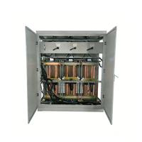Stabilisateur/Régulateur de tension SVC triphasé AC à haute efficacité industrielle 120 KVA, sortie réglable 380 V