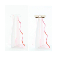 VASE en plexiglas de couleur givrée, fleur en acrylique, VASE modelant pour plante, mariage, anniversaire, TABLE, décoration de bureau à domicile