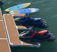 Plateforme Flottante Gonflable 4x2m Antidérapante pour l'Accostage de Bateaux et Jet-skis - Vente en Gros Usine