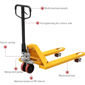 Venta al por mayor, 1000kg, 1,5 T, 2 toneladas, 3m, Palé portátil, carretilla elevadora Manual de carga automática, semieléctrico apilador de mano, recuperador - Product Image 6