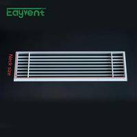 Grille linéaire à fentes de haute qualité à prix abordable, sortie d'air CVC en alliage d'aluminium pour le marché mondial