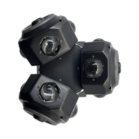 Nouvelle tête mobile LED RGBW 4-en-1 de 180W (12*10W) avec contrôle sonore/DMX512, faisceau laser rotatif et stroboscope pour DJ, discothèque, soirée, KTV