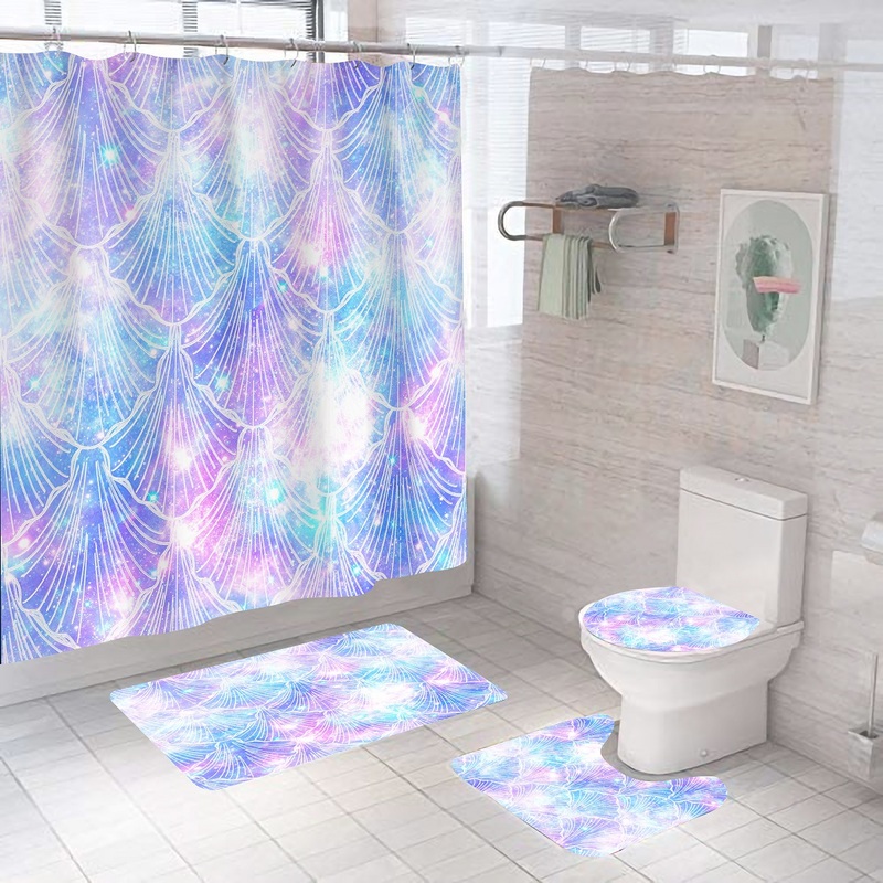 Custom Low Price Shower Curtain Set